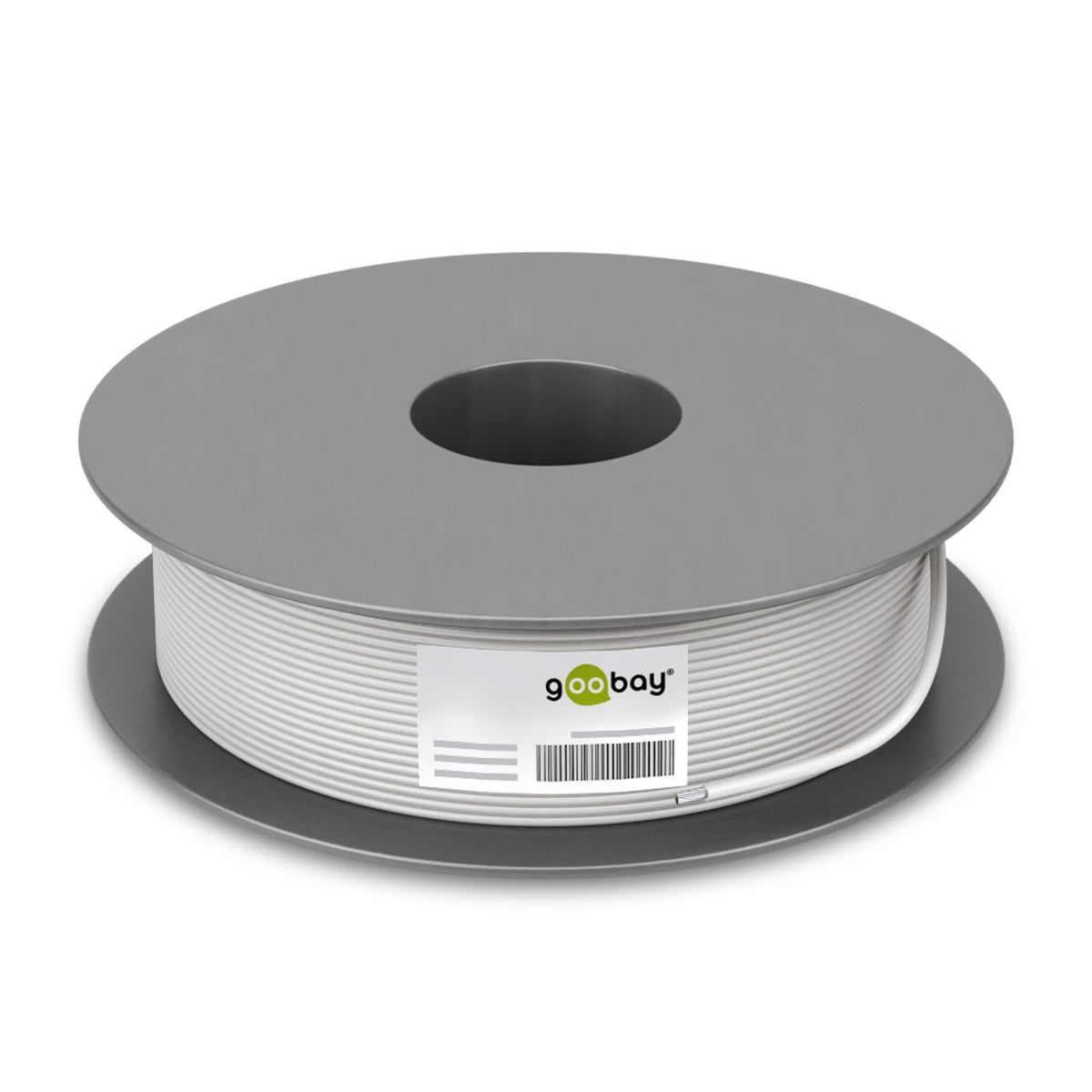Cavo coassiale SAT 100 dB, doppia schermatura, CCS