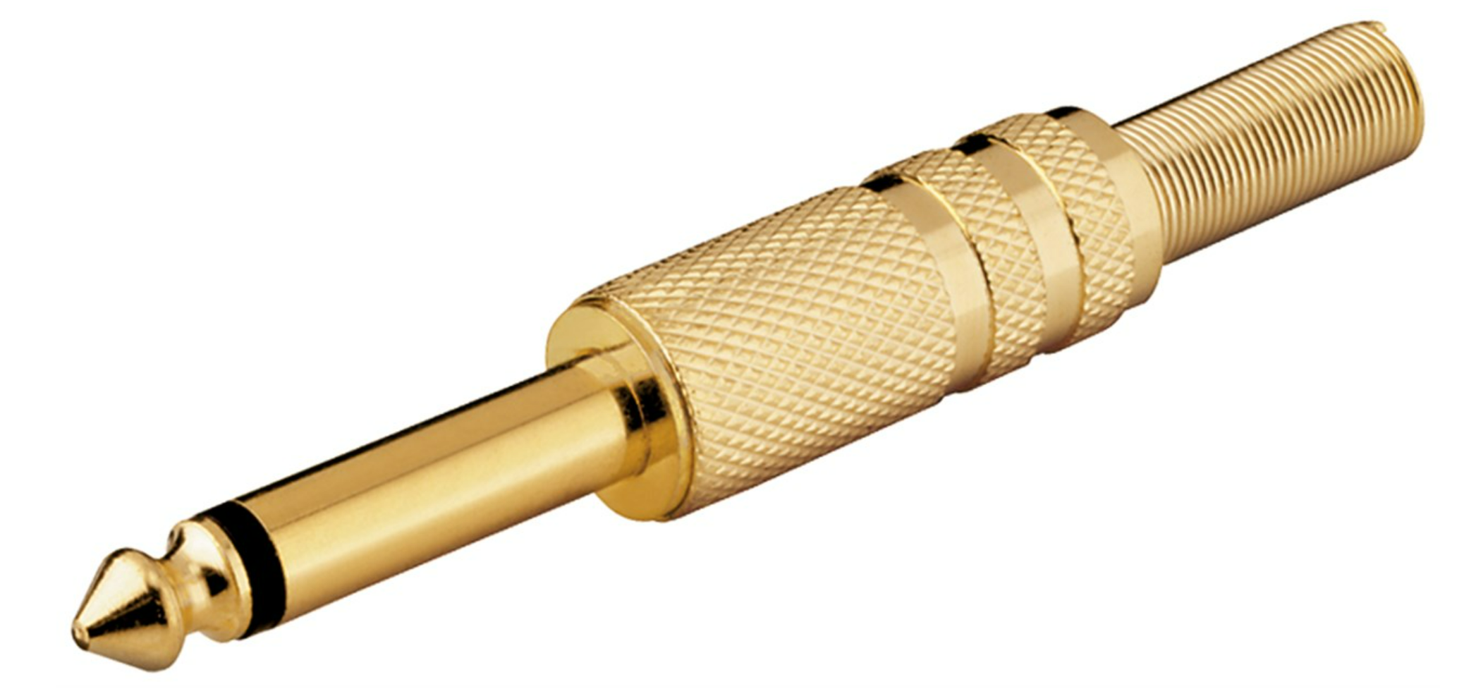 Klinkenstecker - 6,35 mm - mono, 2-polig (10 Stück)