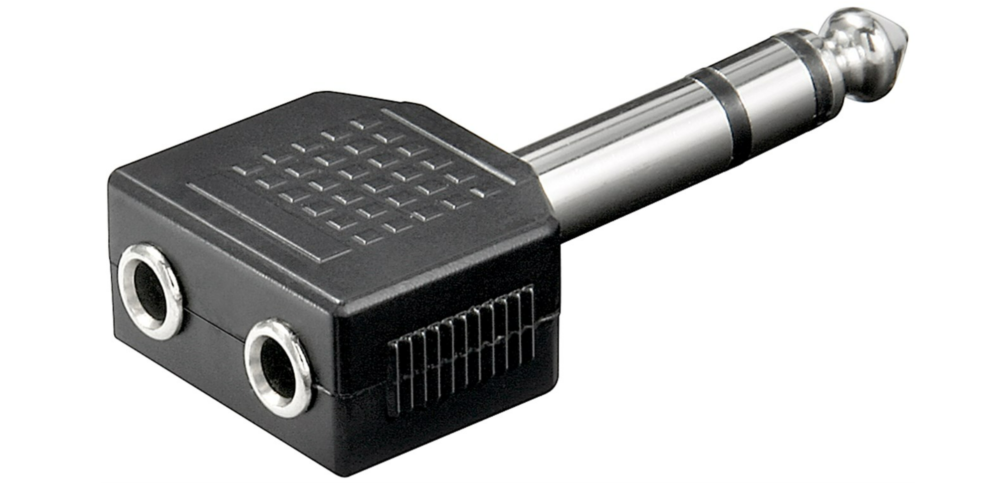 Kopfhörer-Adapter, AUX-Klinke 6,35 mm zu 2x 3,5 mm (10 Stück)