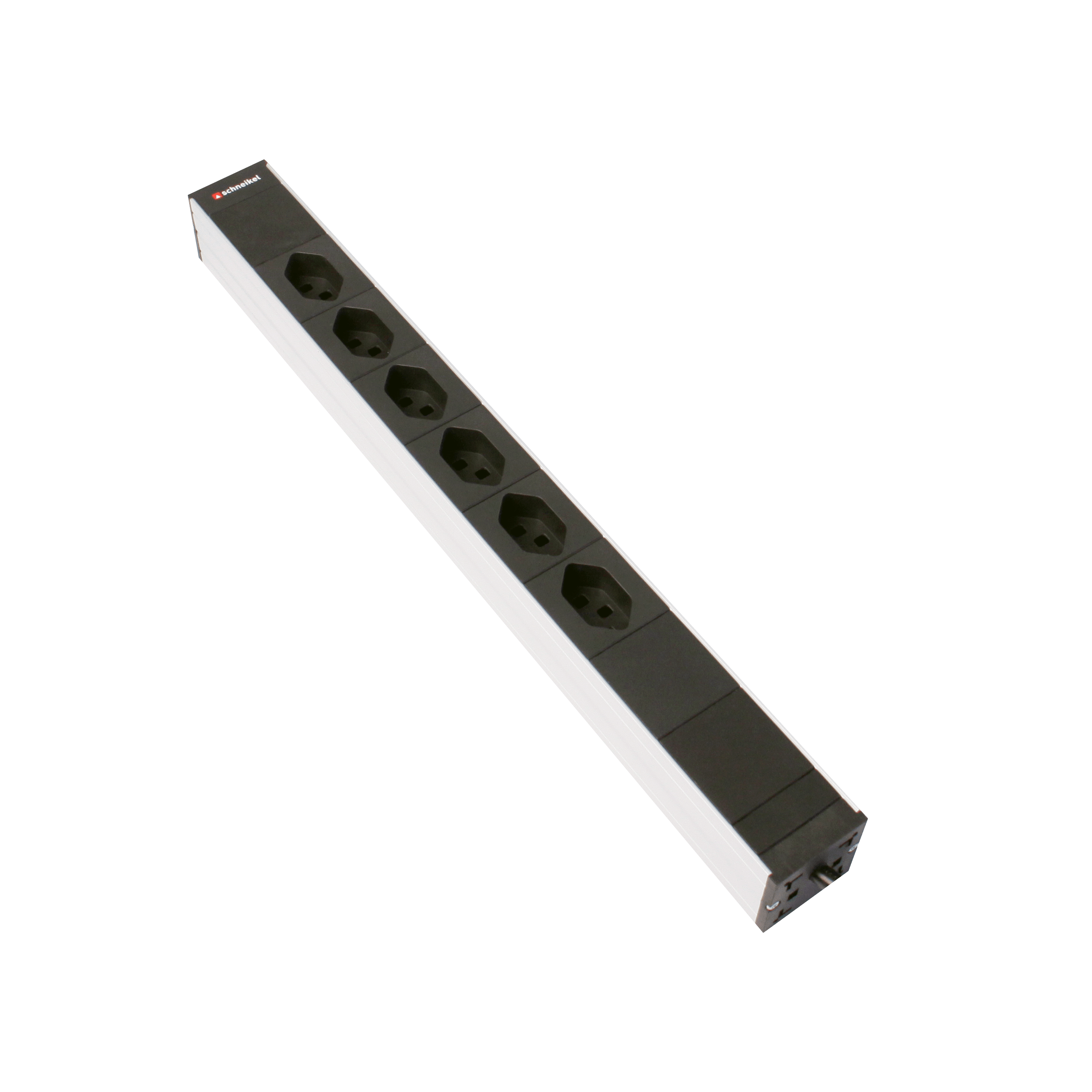 Steckdosenleiste 19" 1HE, 6 x T23