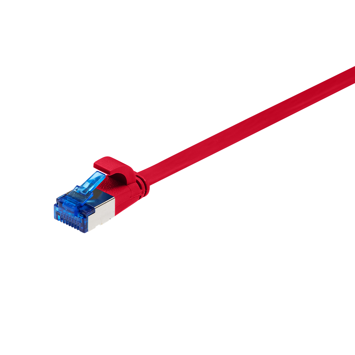 Câble patch CAT 6A plat U/FTP, coloré