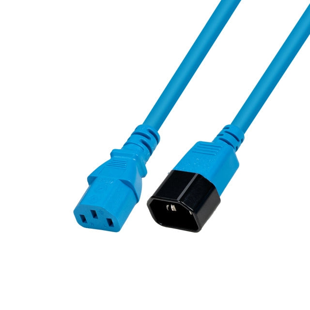 Netzkabel C13 (180°)-C14 (180°) H05VV-F 3x0,75mm²