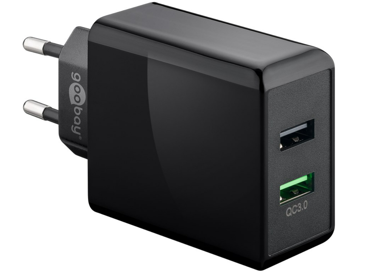 Dual-USB Schnellladegerät QC 3.0 (28 W)
