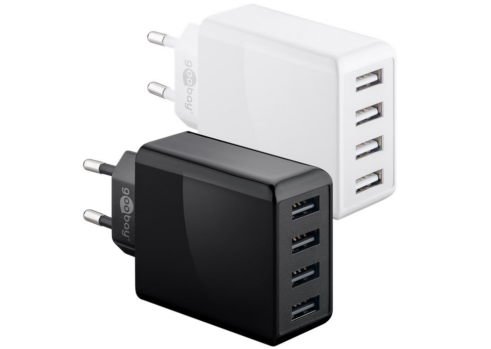 4-fach USB-Ladegerät (30 W)