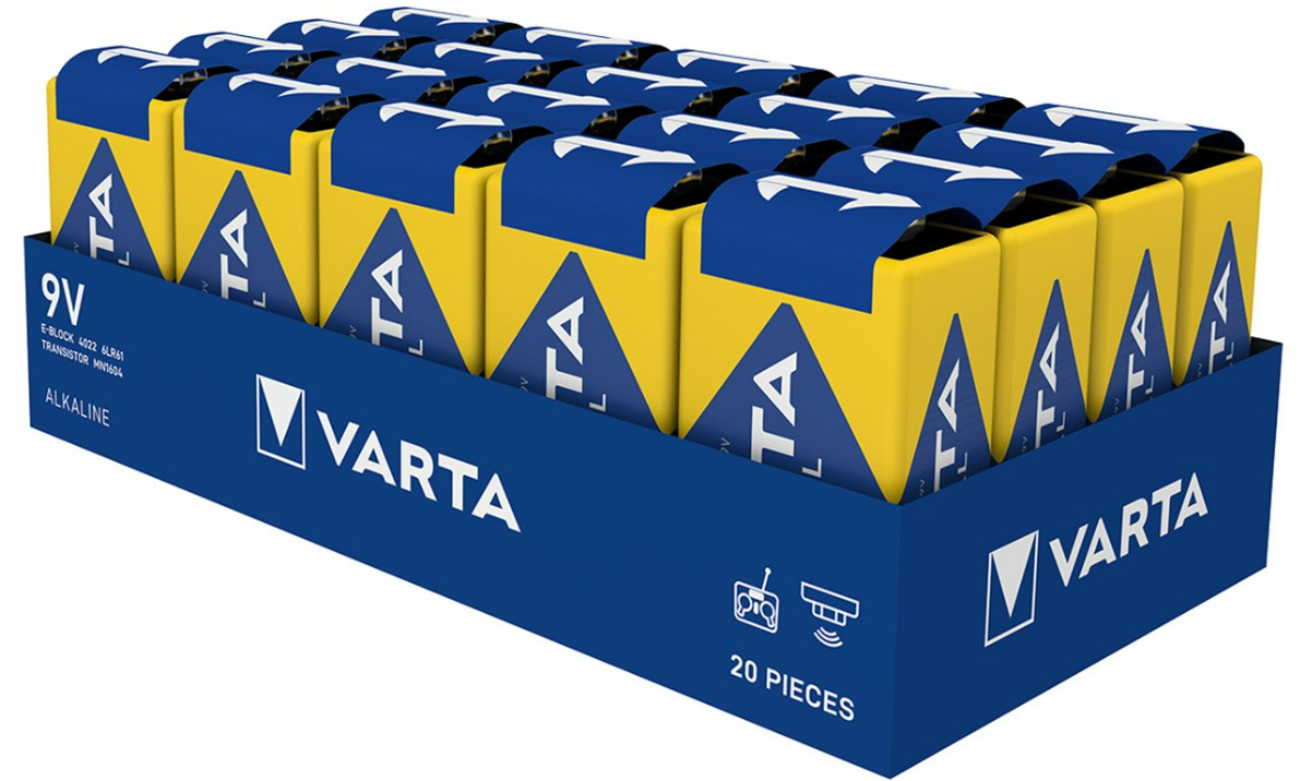 6LR61/6LP3146/9 V Block (4022) Batterie 20 Stk. Karton