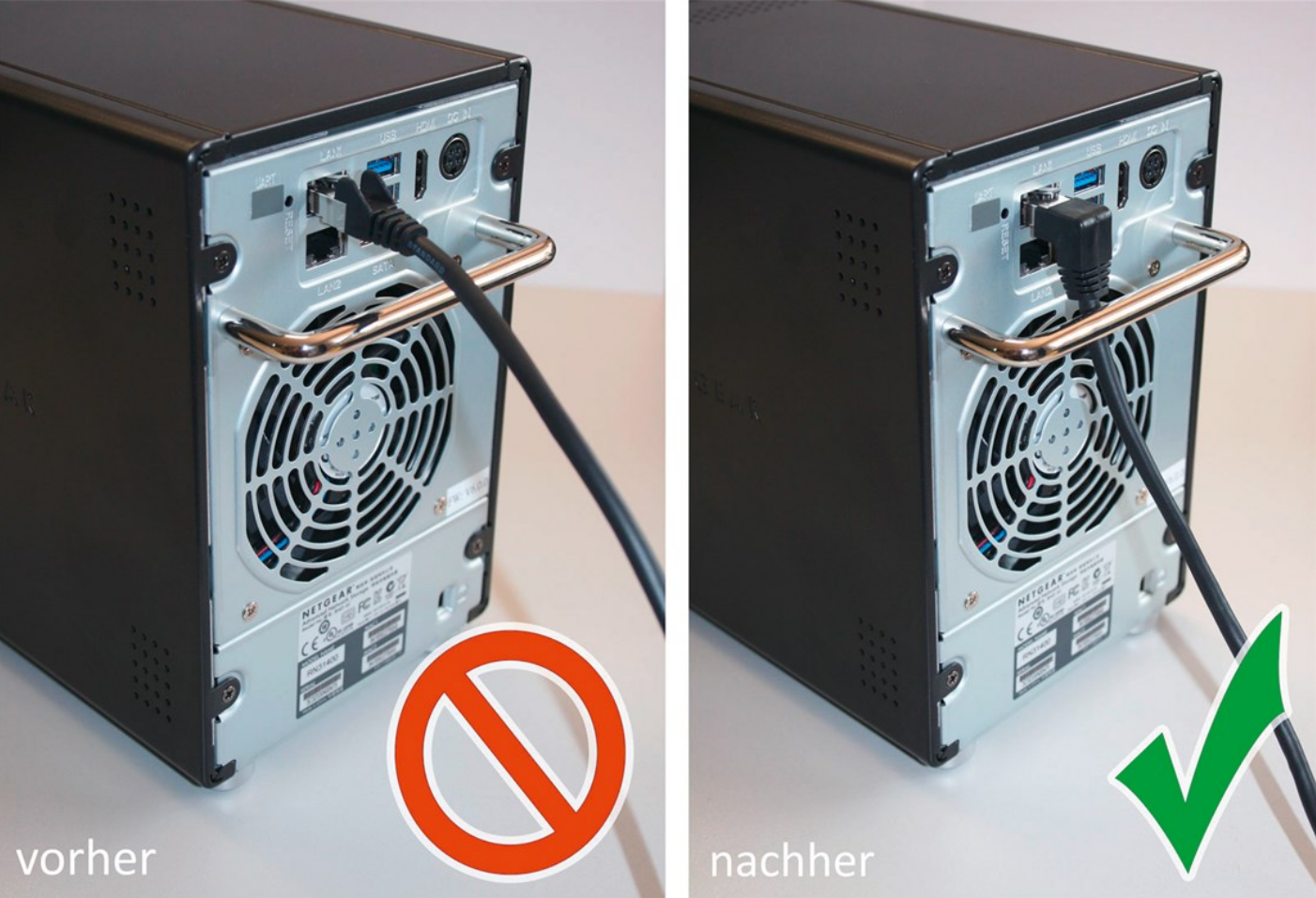 Cavo patch CAT 6A 1x angolato a 90°, S/FTP (PiMF), bianco