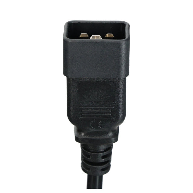 Netzkabel C19 (180°)-C20 (180°) H05VV-F 3x1,5mm²