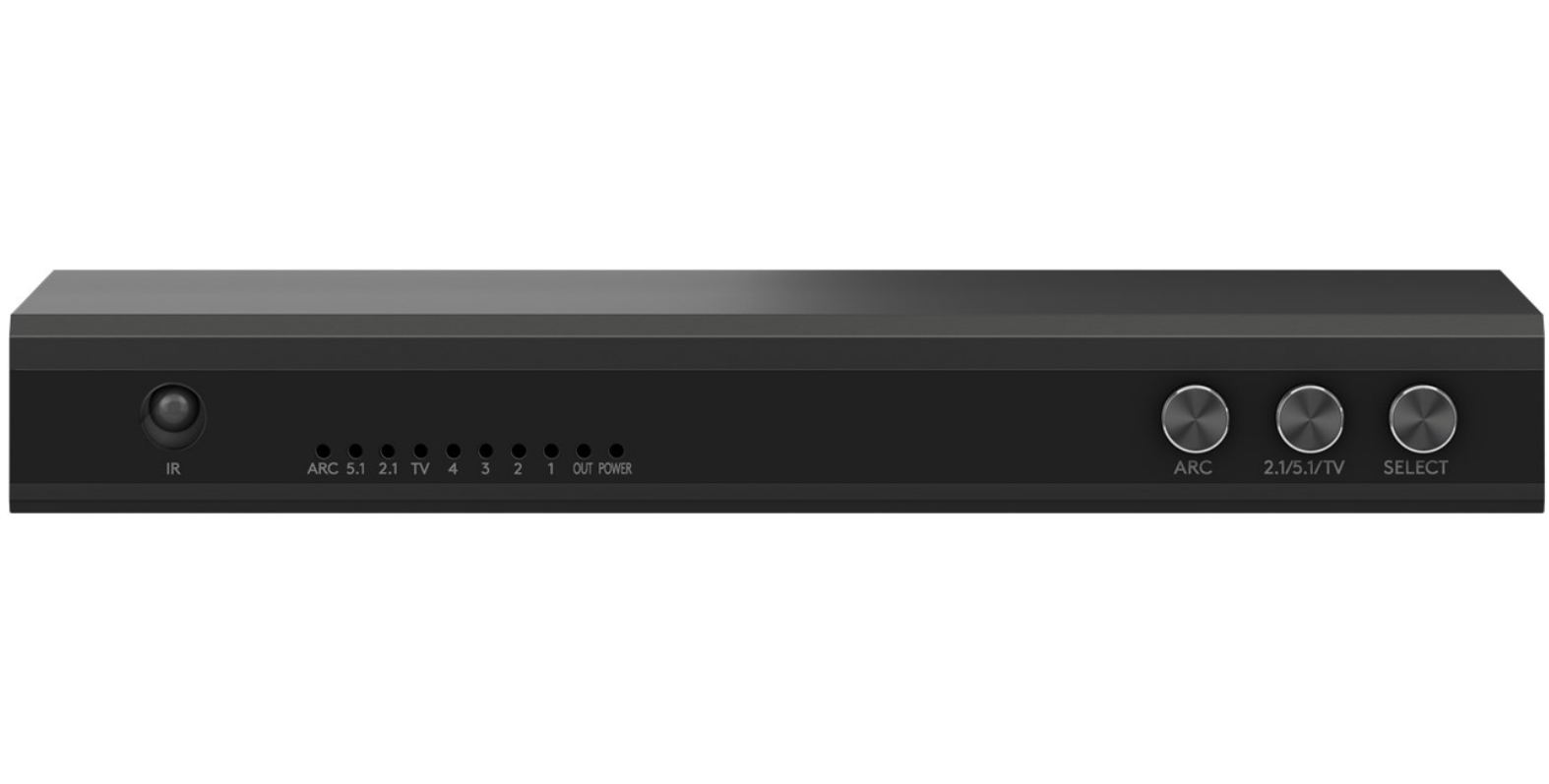 HDMI-Umschaltbox 4 auf 1 mit Audio-Ausgang, 4K/60Hz