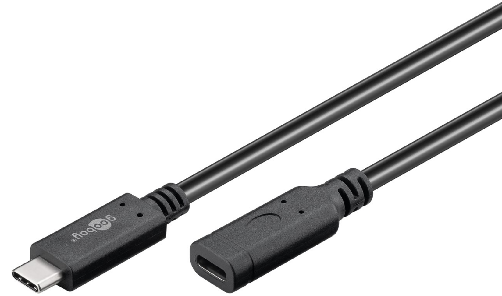 USB-C™-Verlängerung USB 3.2 Generation 2, 1 m, schwarz