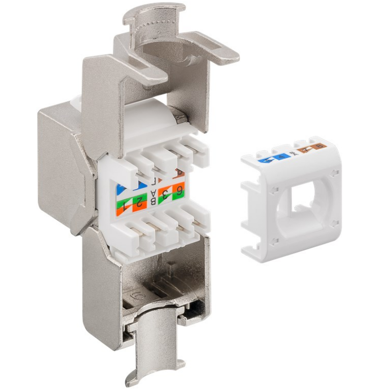 Module Keystone RJ45 CAT 8.1, STP, certifié GHMT