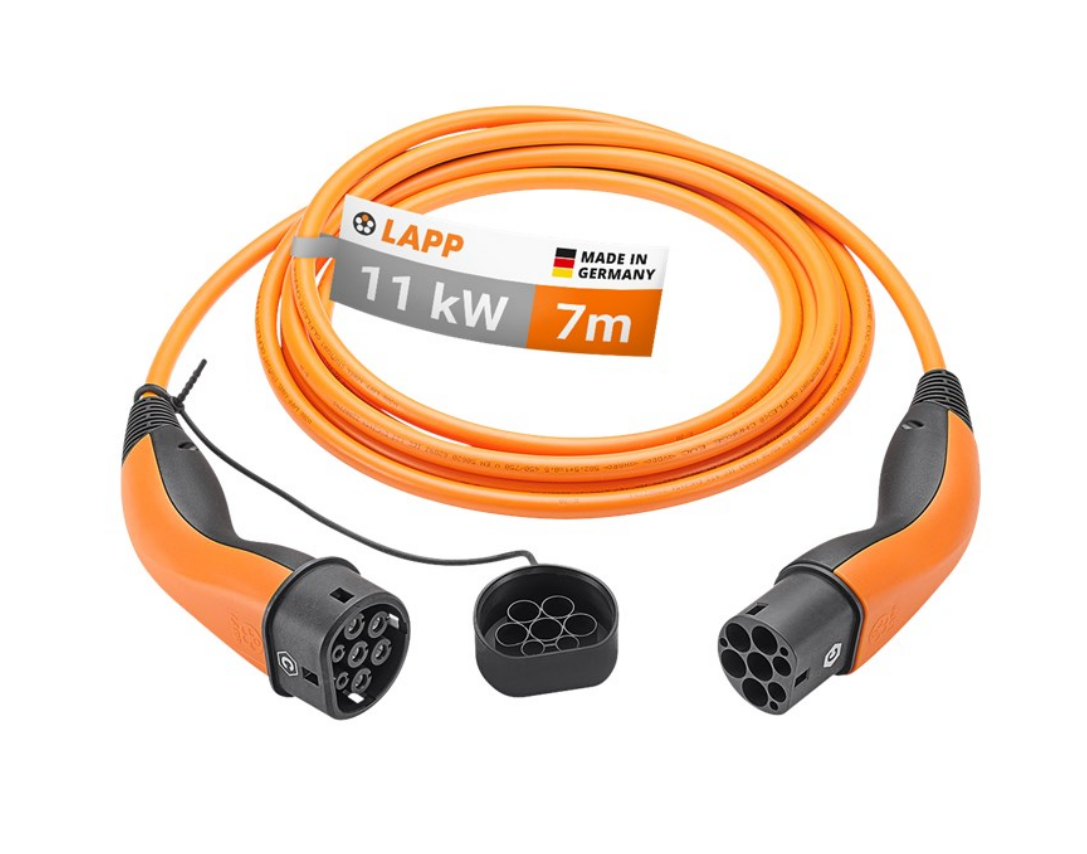 Ladekabel Typ 2, bis zu 11 kW