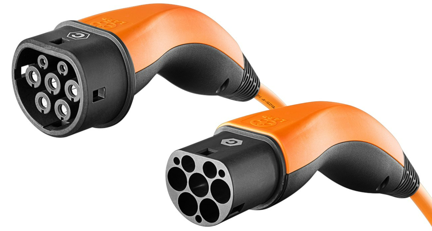 Spiral-Ladekabel Typ 2, bis zu 11 kW