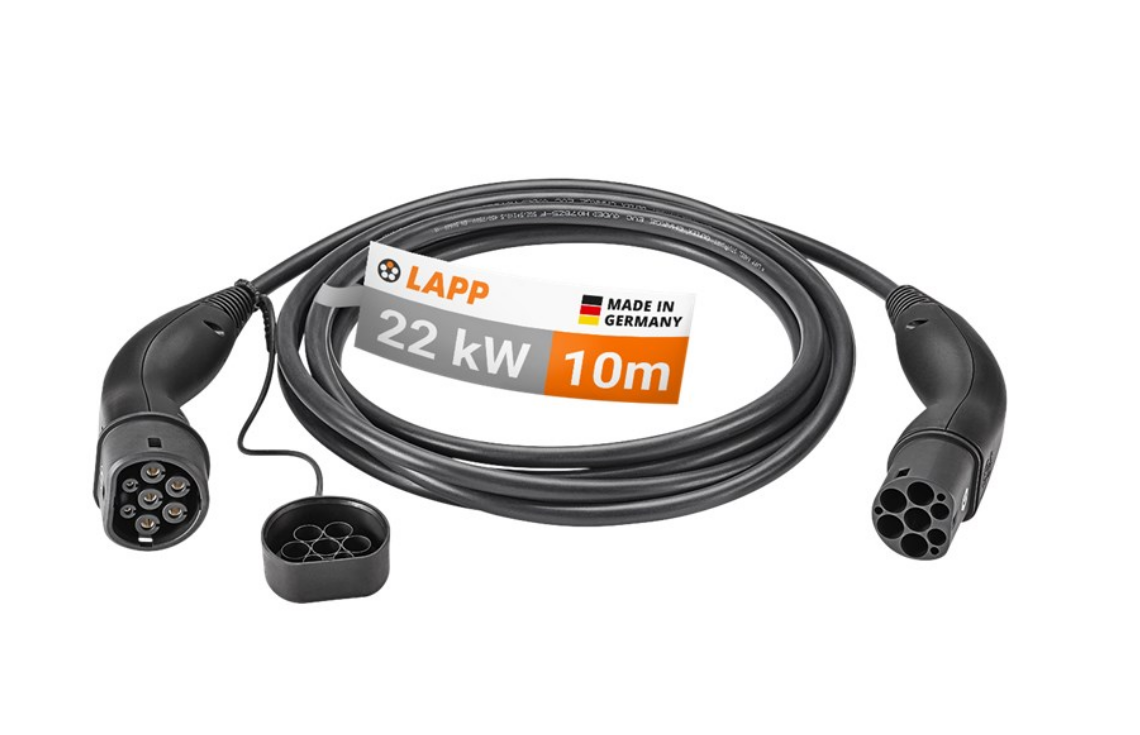 Ladekabel Typ 2, bis zu 22 kW