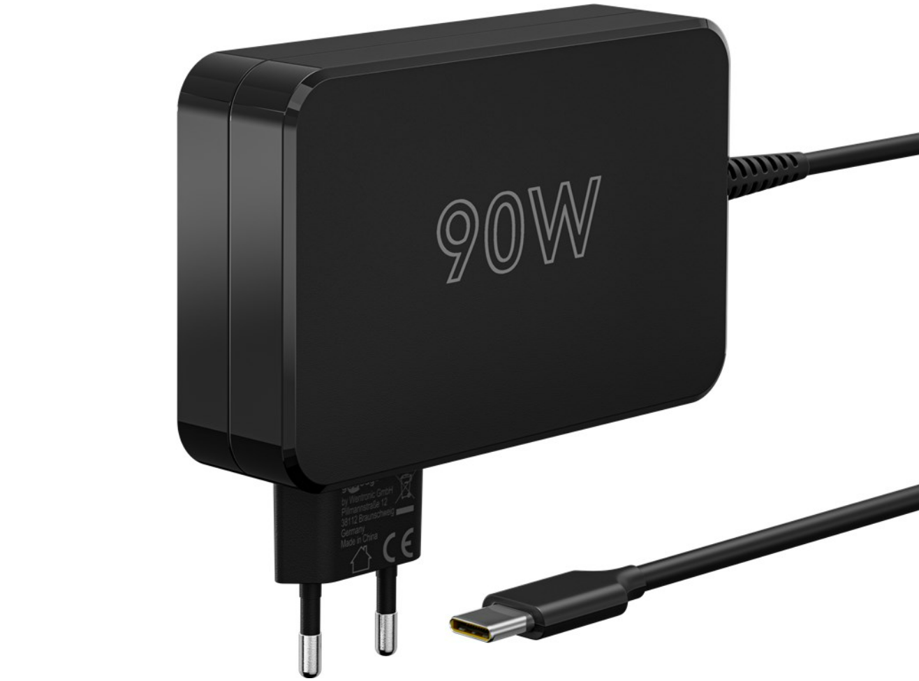 USB-C™-Ladegerät für Laptops (90 W) schwarz