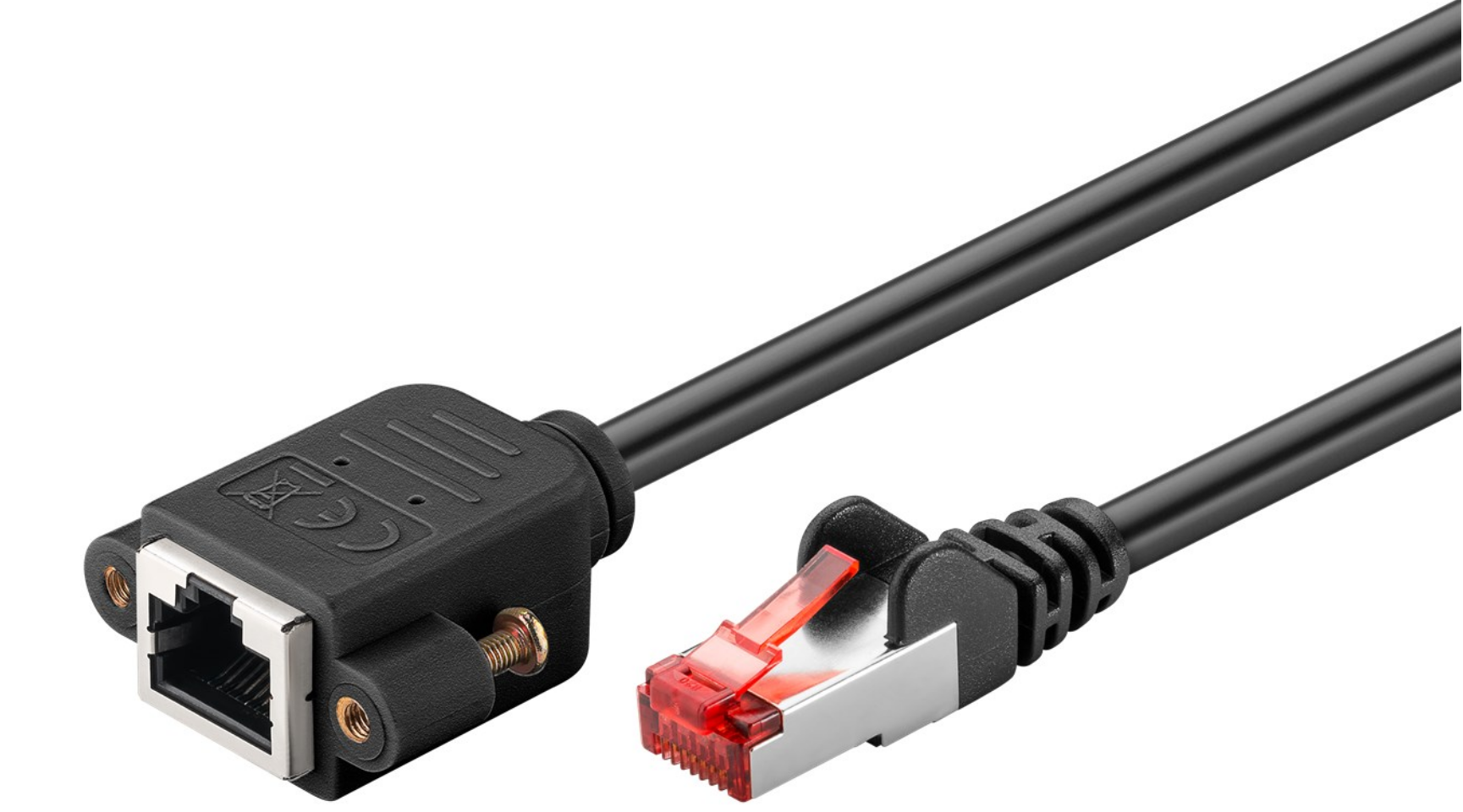 Câble d'extension CAT 6, S/FTP (PiMF), noir