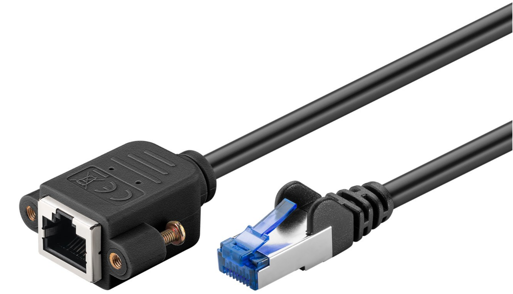 Câble d'extension CAT 6A, S/FTP (PiMF), noir