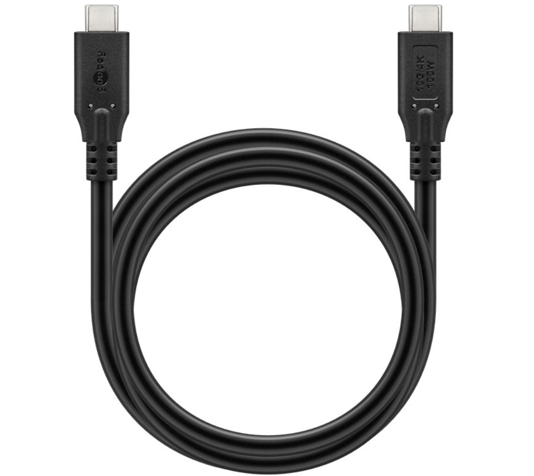 USB-C™-Kabel, USB 3.2, 100 W, 10 Gbit/s, Power Delivery