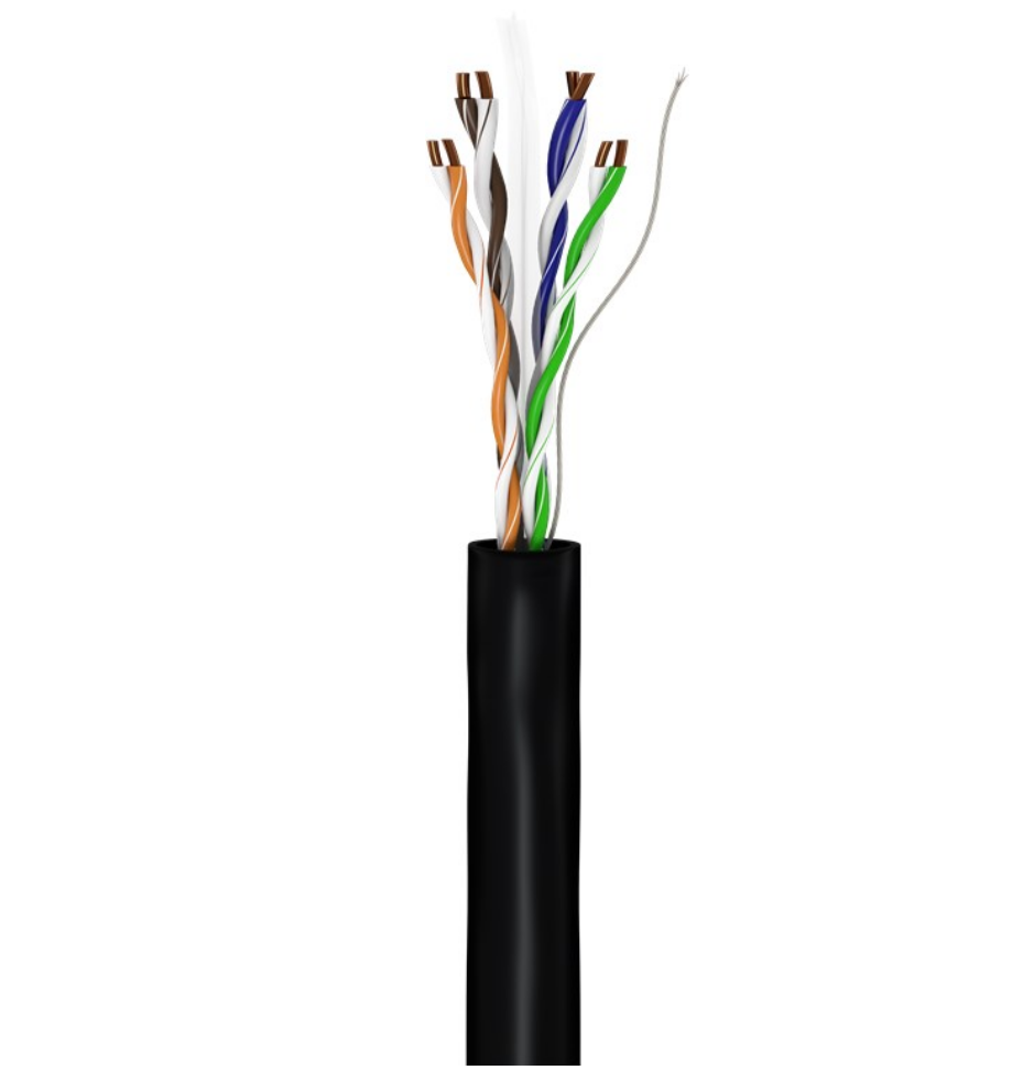 CAT 6 Outdoor Netzwerkkabel, U/UTP, CU, 100m