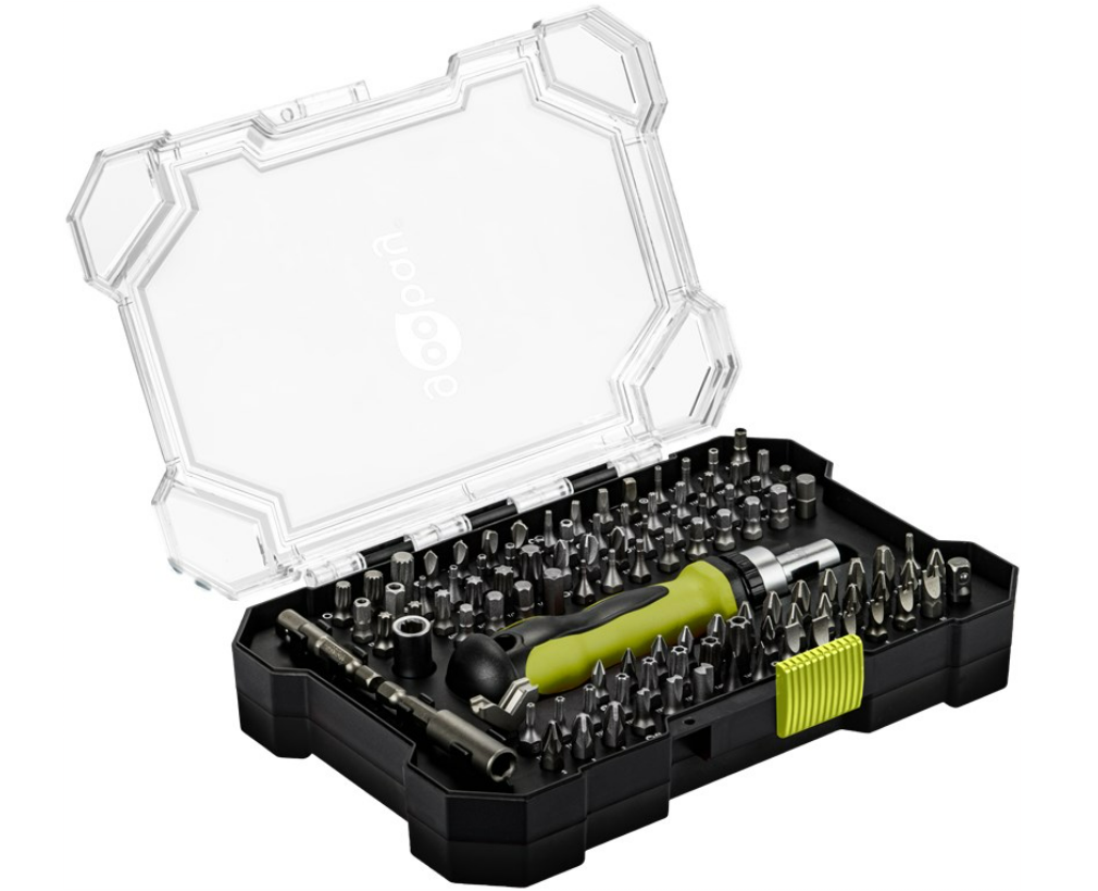 Schraubendreher-Set mit 100-tlg. Bitsatz