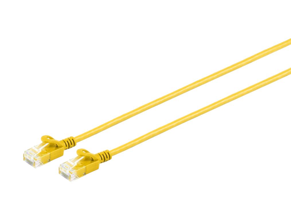 Câble patch CAT 6A Slim U/UTP 28AWG, coloré