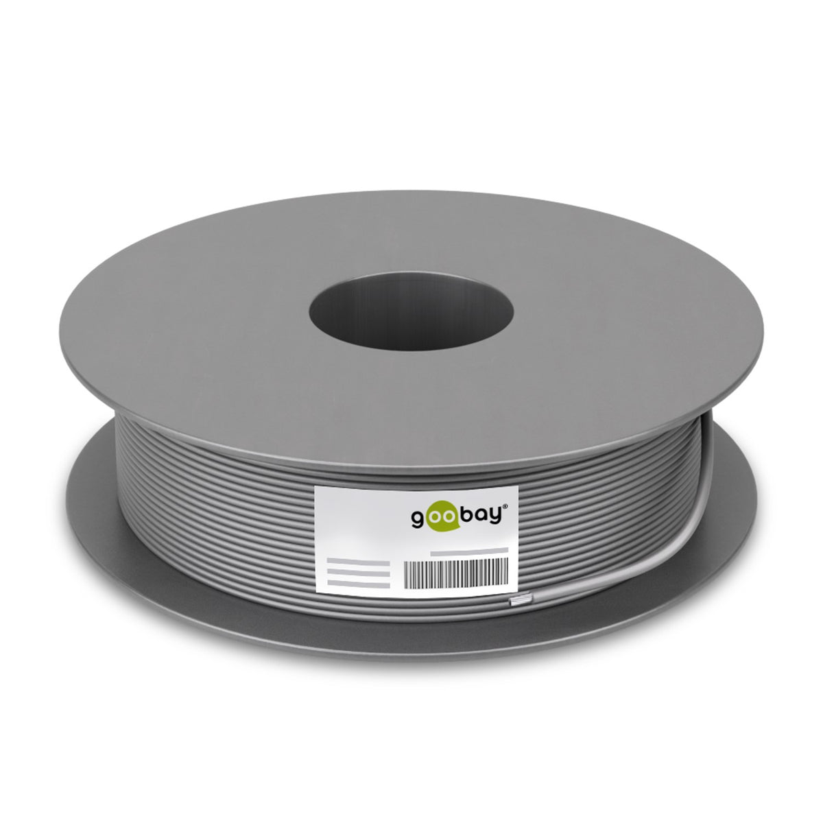CAT 6A Netzwerkkabel, S/FTP (PiMF), grau