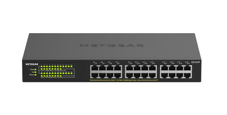 Netgear PoE+ Switch GS324P-100EUS 24 Port