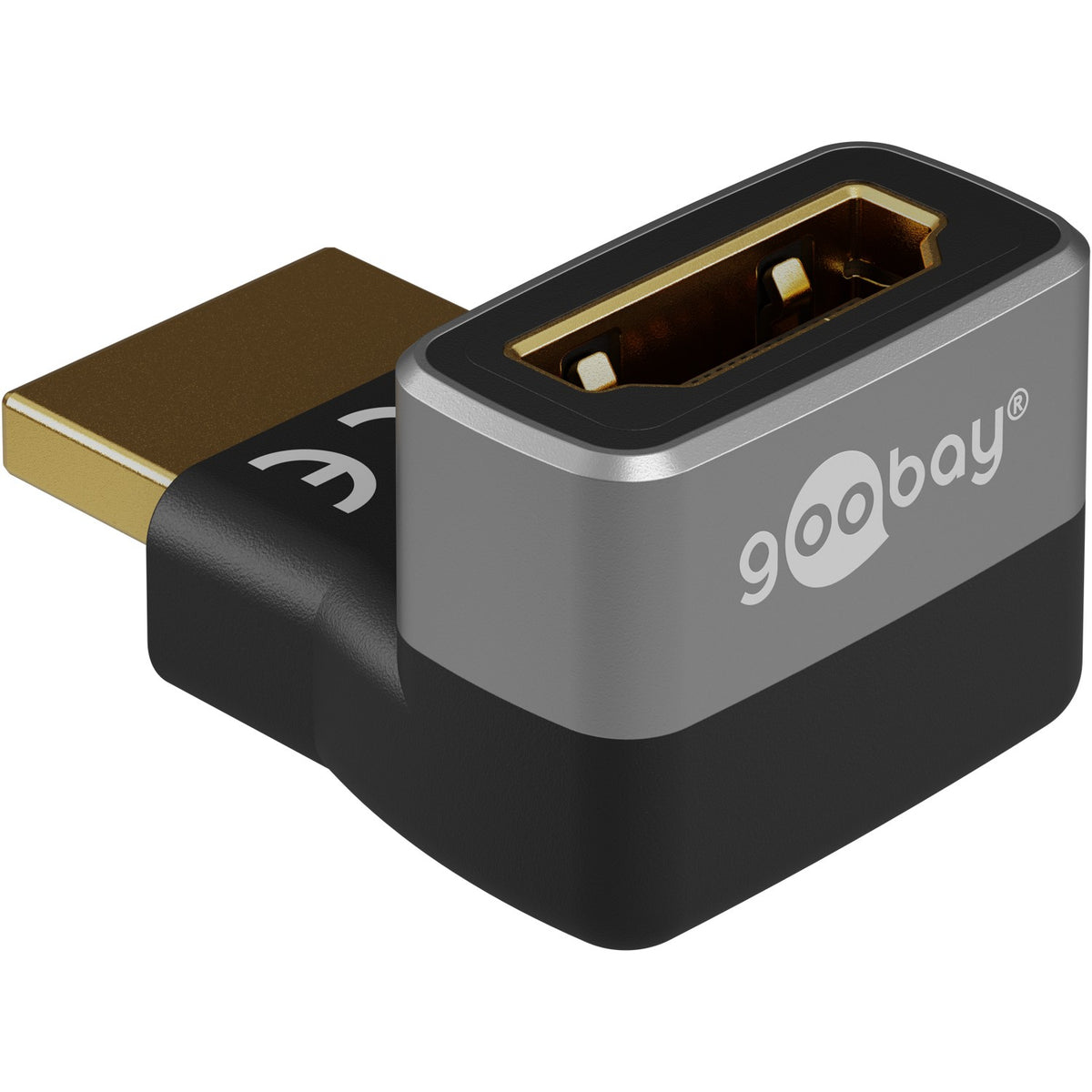 HDMI-Winkeladapter, 90° Winkel oben, 8K60Hz