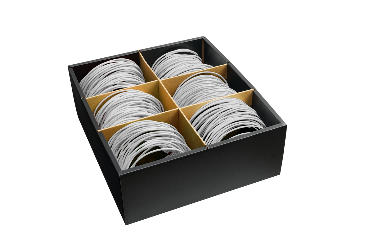 NetzwerkBOX Cat 6A Slim F/FTP, 1.0m