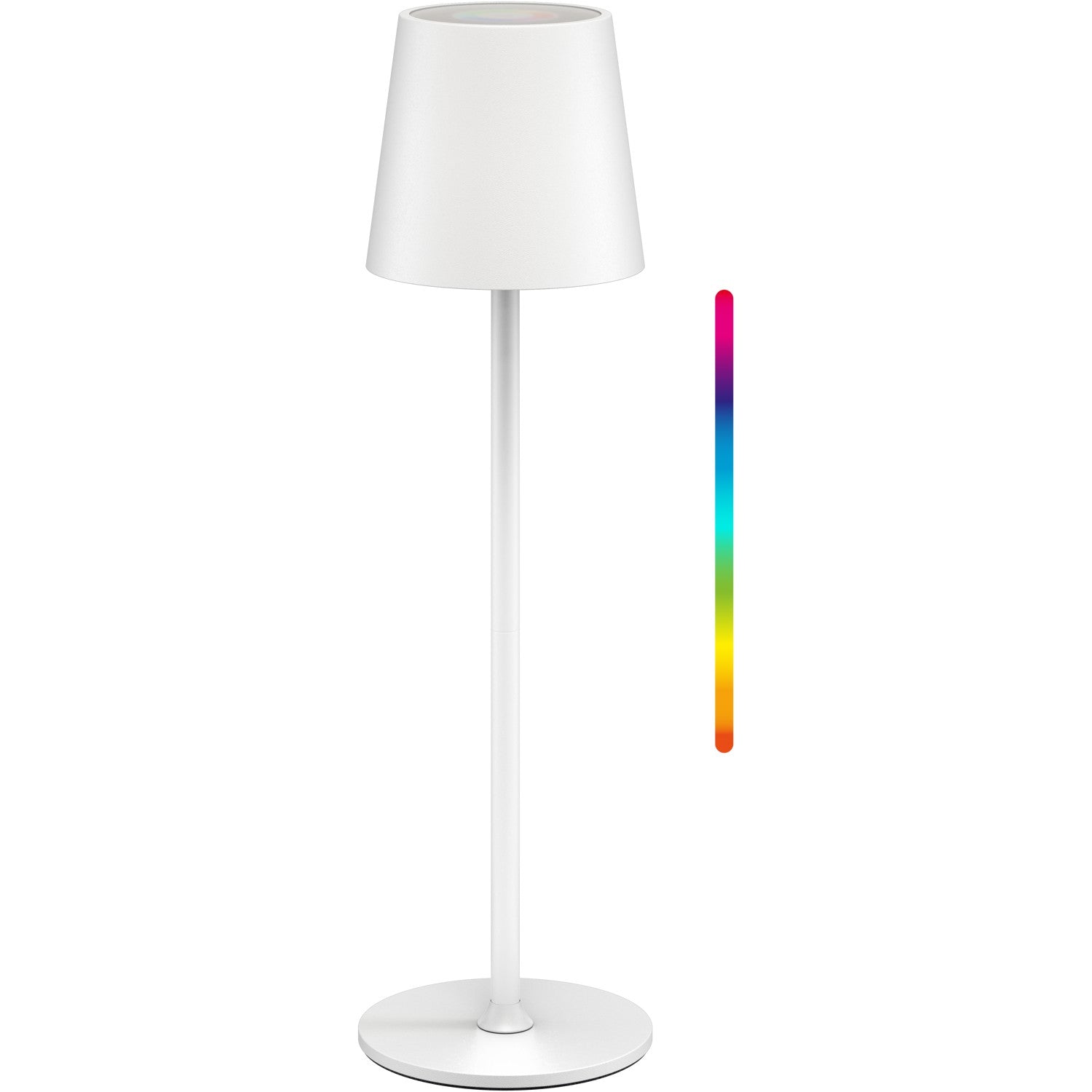 Kabellose LED-Tischleuchte, Größe M, 38 cm, RGBW