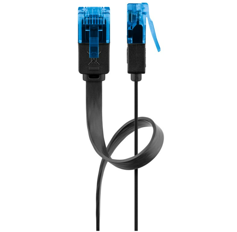 CAT 6A Flach-Patchkabel, U/UTP