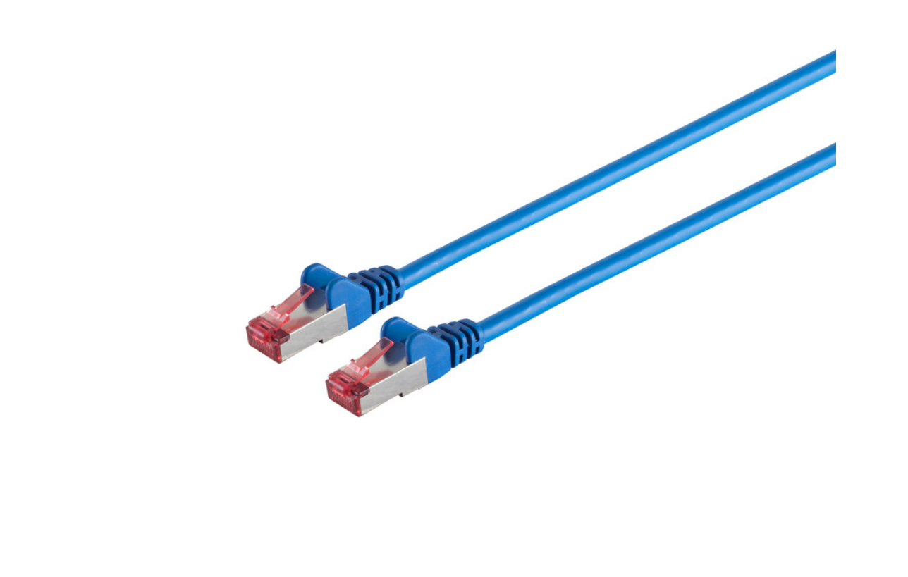 Câble patch CAT 6A S/FTP PiMF sans halogène, coloré