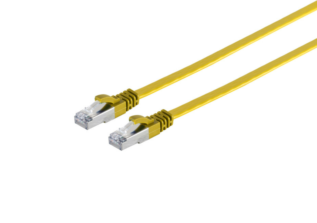 Cavo patch piatto CAT 7 U/FTP, colorato