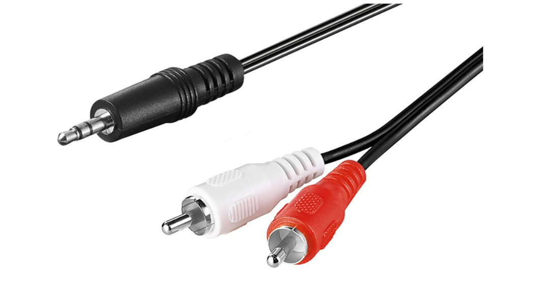 Audio Adapterkabel AUX, 3,5 mm Klinke zu Stereo Cinch-Stecker, CU