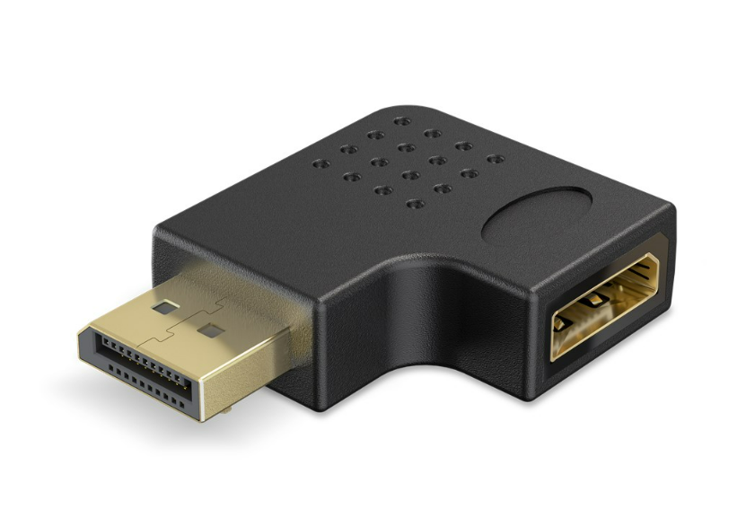 DisplayPort-Winkeladapter 90° nach rechts