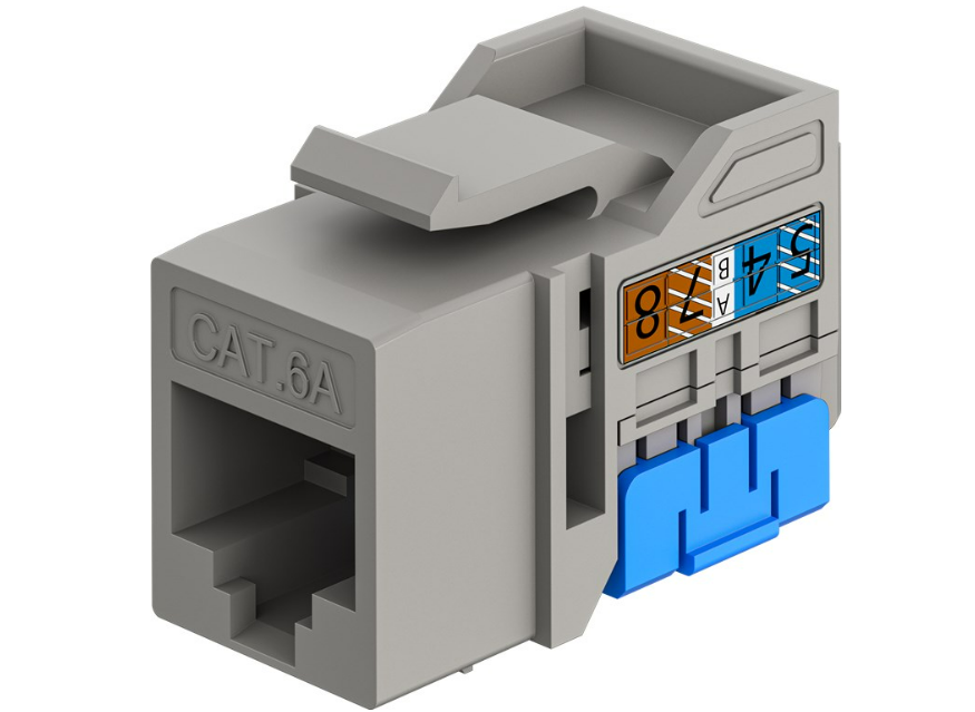 Keystone-Modul RJ45 CAT 6A, UTP, Slim & Short