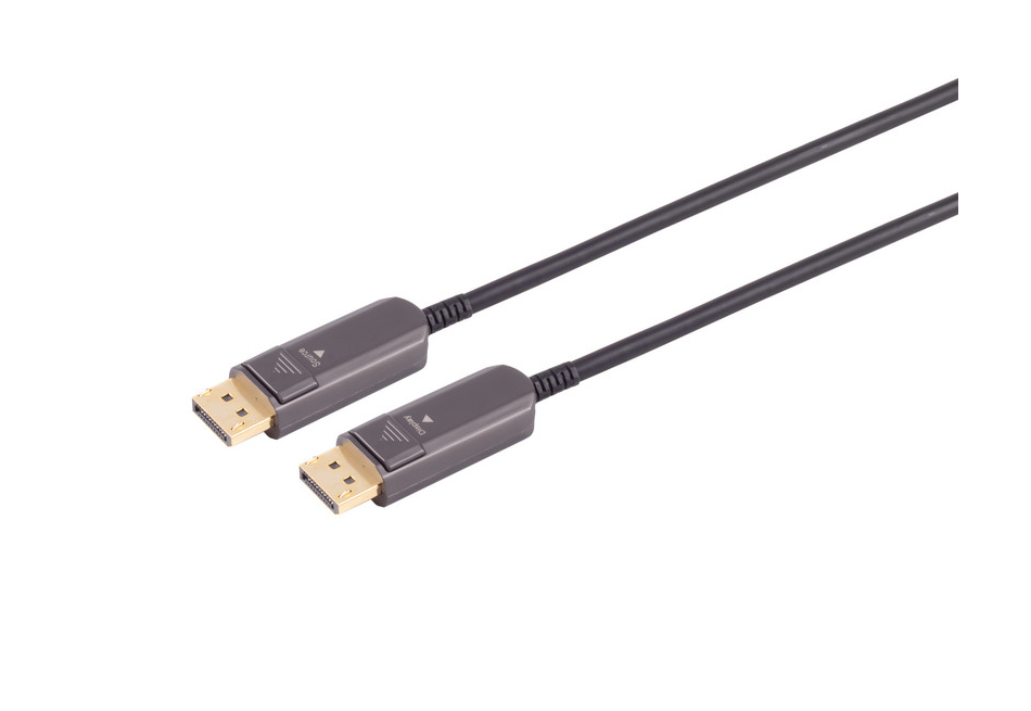 Optisches DisplayPort-Kabel 1.4, 8K/60Hz, 32,4 Gbit/s