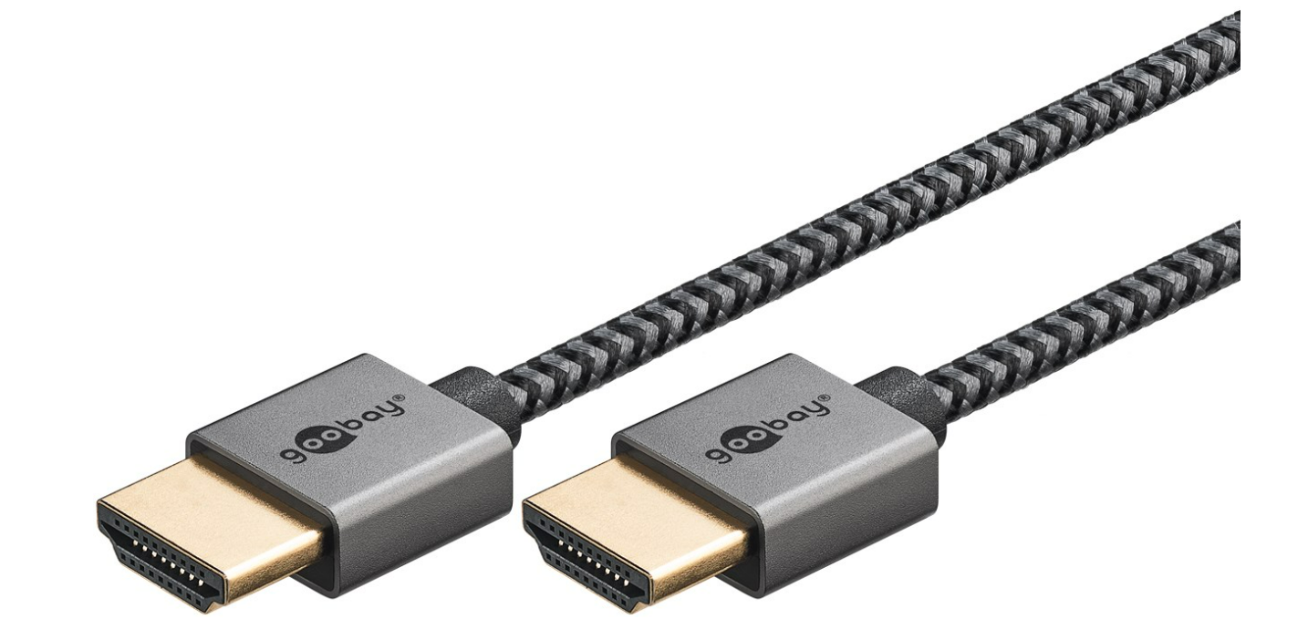Premium Slim High Speed HDMI-Kabel mit Ethernet 4K/60Hz