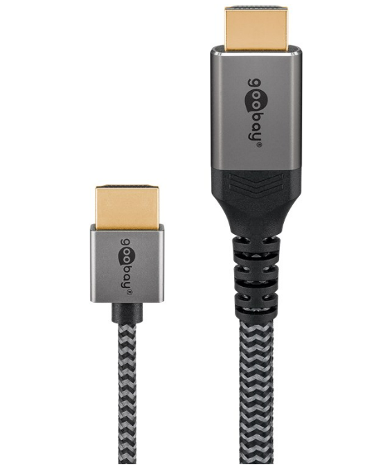 Premium Slim High Speed HDMI-Kabel mit Ethernet 4K/60Hz