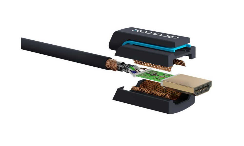 Premium-High-Speed-HDMI-Kabel mit Ethernet 4K/60Hz Clicktronic
