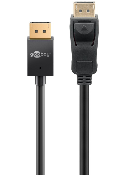 Slim DisplayPort-Kabel 2.0/2.1, 8K/120Hz, 40 Gbit/s, CU