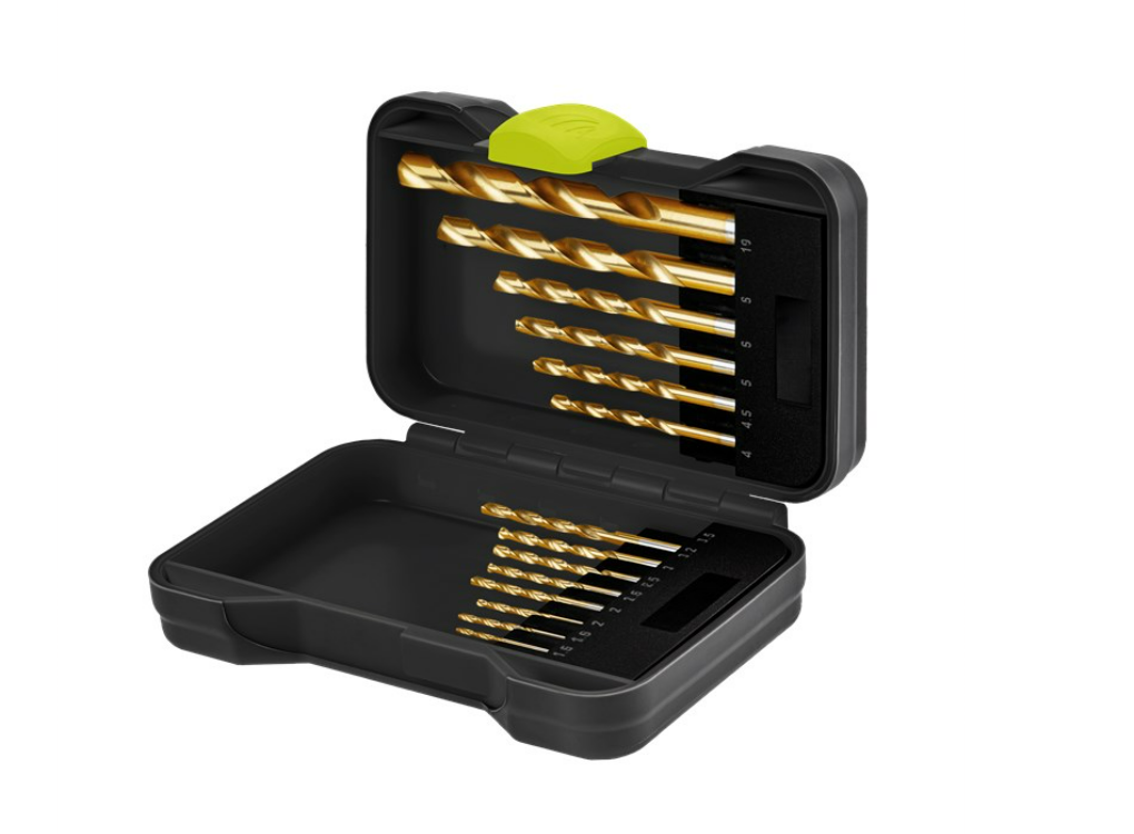 HSS-Metallbohrer-Set, 15-tlg.