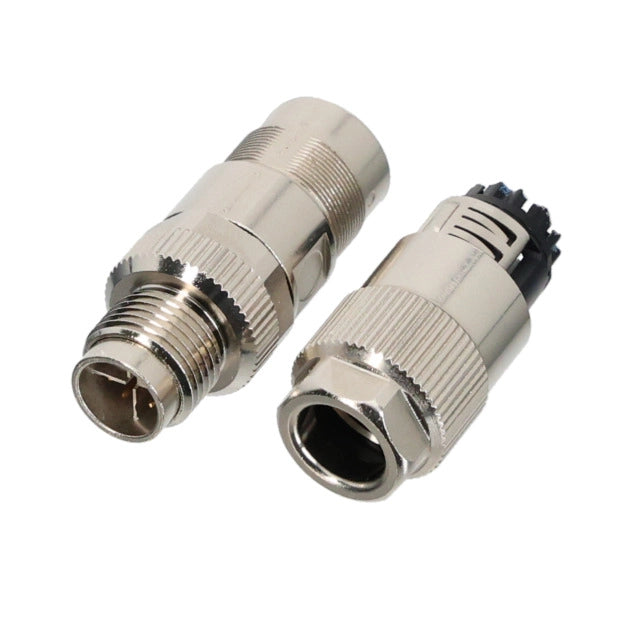M12 Feldkonfektionsstecker Cat.6A X-kodiert AWG26/1-26/7