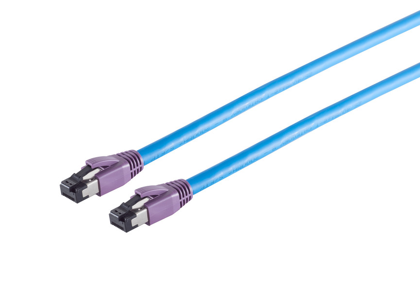 Patchkabel CAT 8.1 S/FTP LSZH, blau