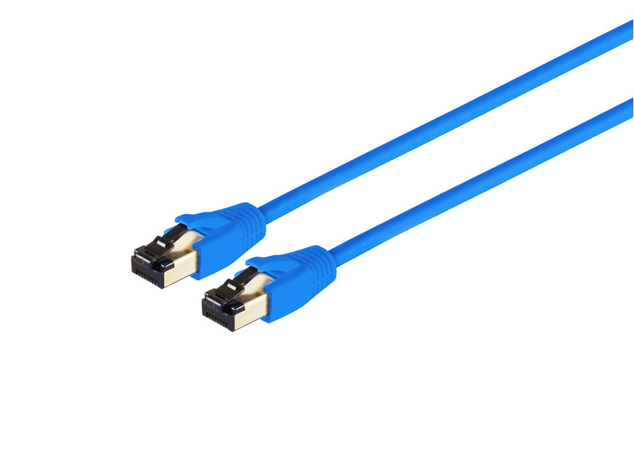 Câble patch CAT 8.1 F/FTP LSZH, coloré