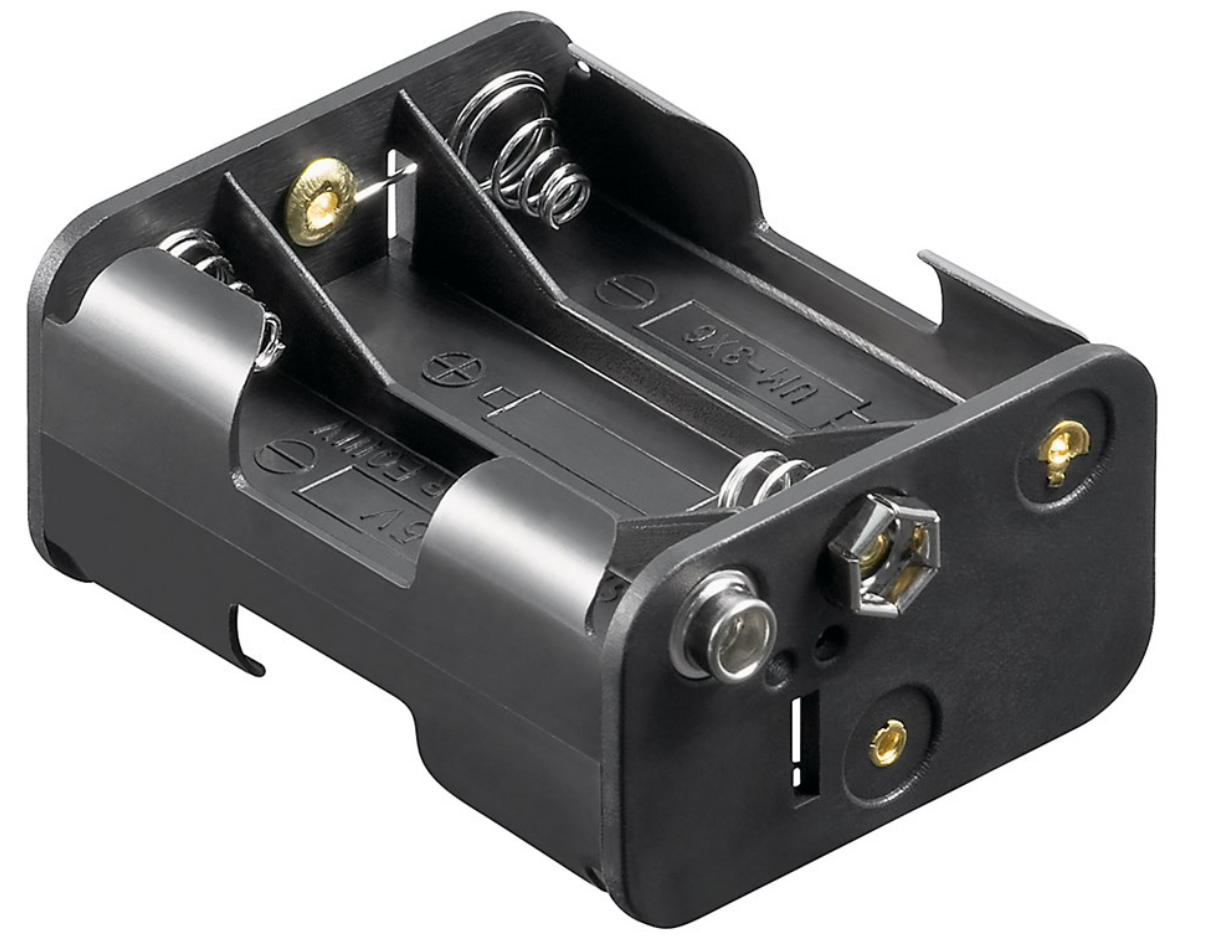 6x support de pile AA (Mignon)