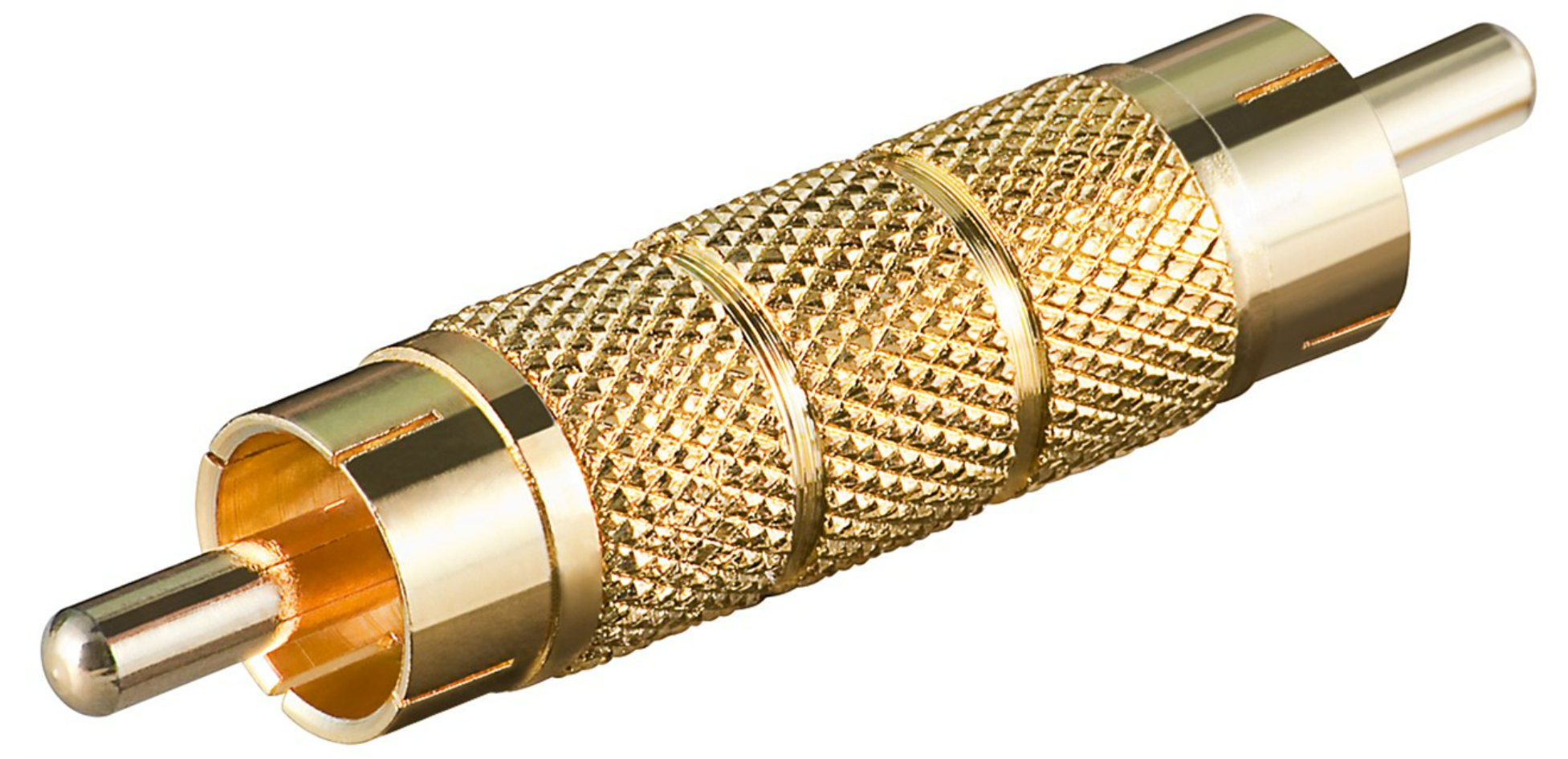 Adattatore RCA, spina a spina, versione oro