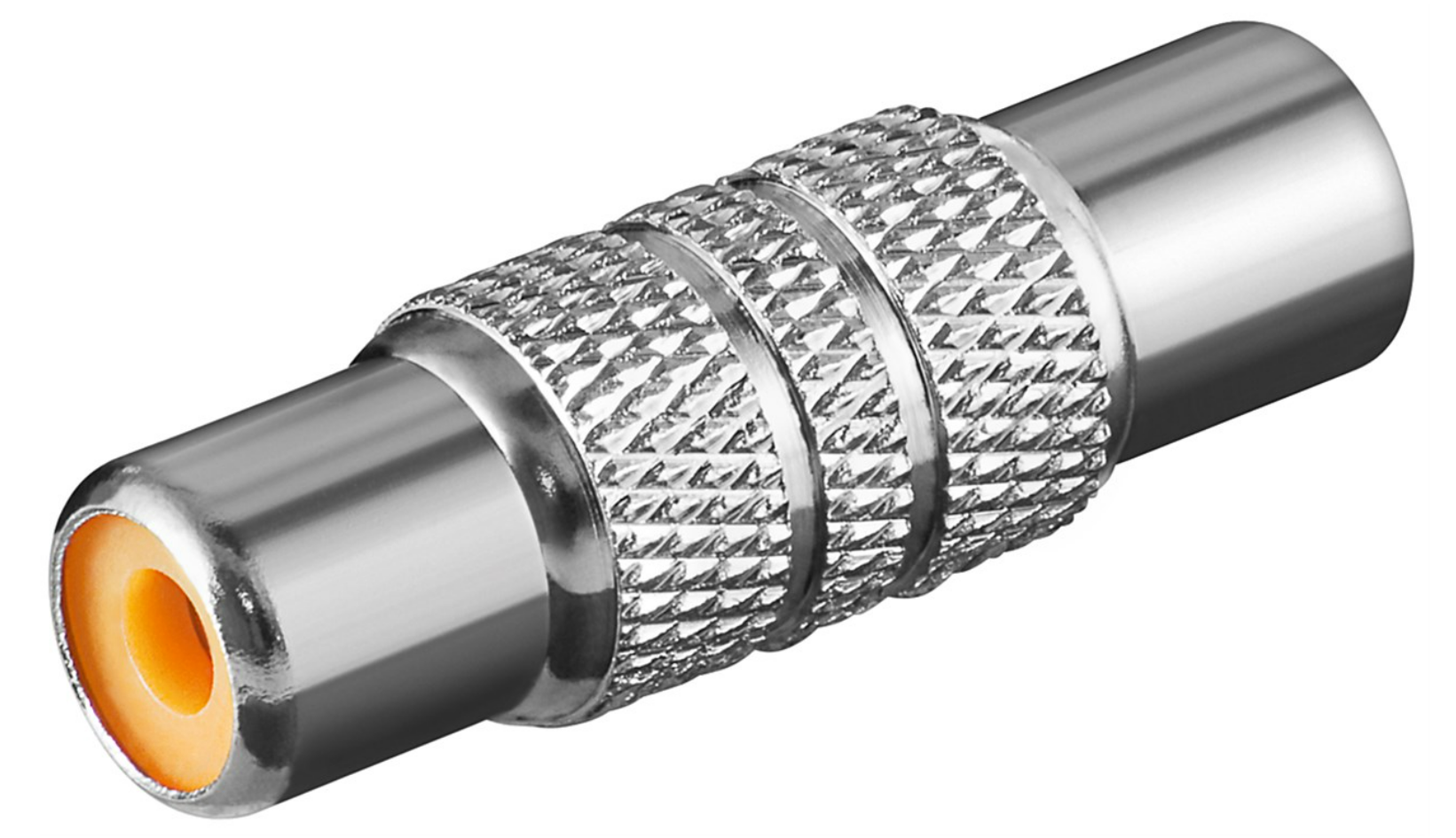 Adattatore RCA, presa a presa, versione in metallo