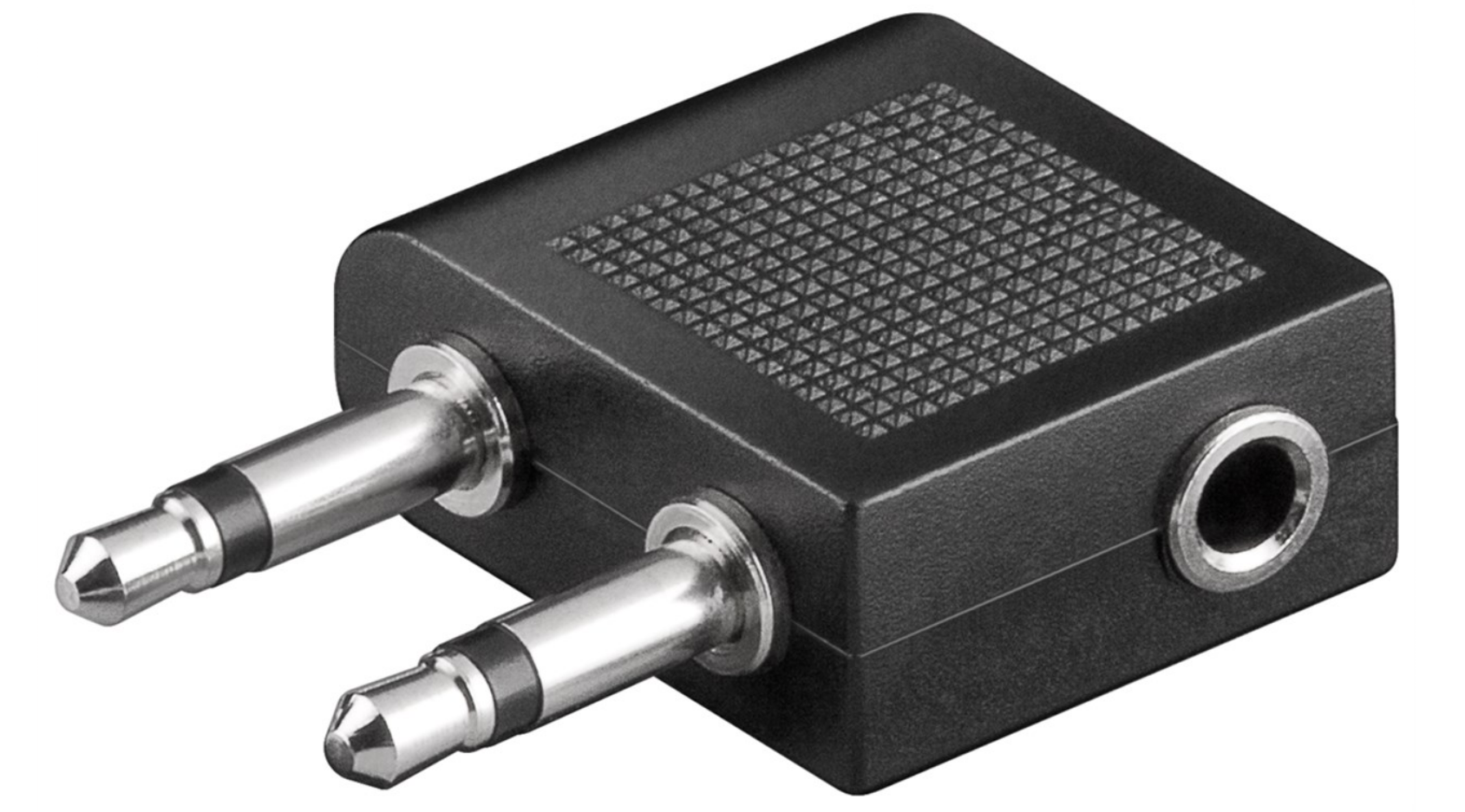 Adaptateur casque avion/voyage prise AUX prise 3,5 mm