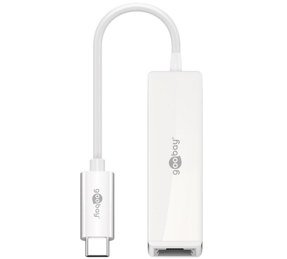 Adattatore USB-C RJ45, bianco