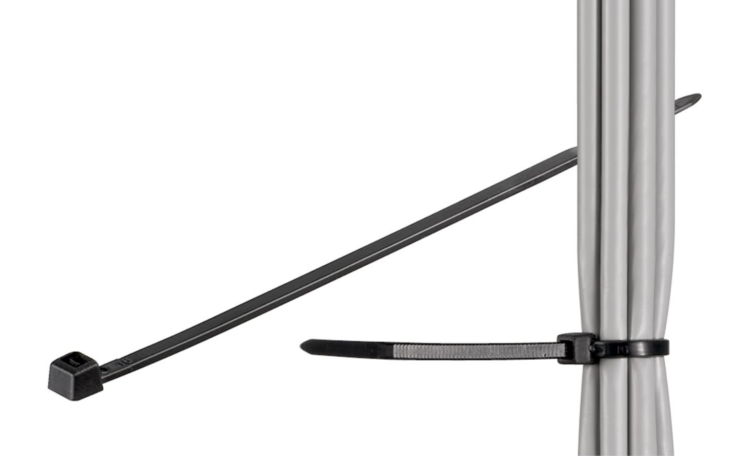 Kabelbinder, UV- und wetterfester Nylon 27.5cm, schwarz